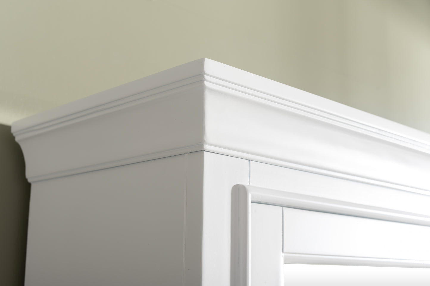 Milano 84" Double Sink Bathroom Vanity Modular Set in White