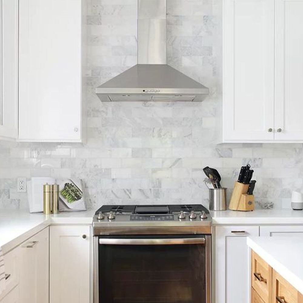 Design Element Blanco Marble Tile (9.6 sq. ft. / case)