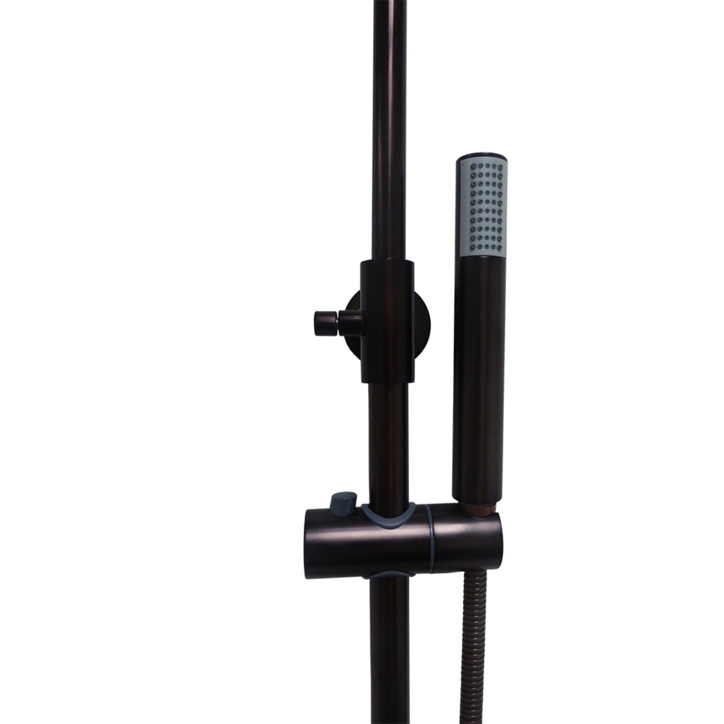 Rainfall Shower and Tub Wall Mount Faucet with Hand Shower in Oil Rubbed Bronze