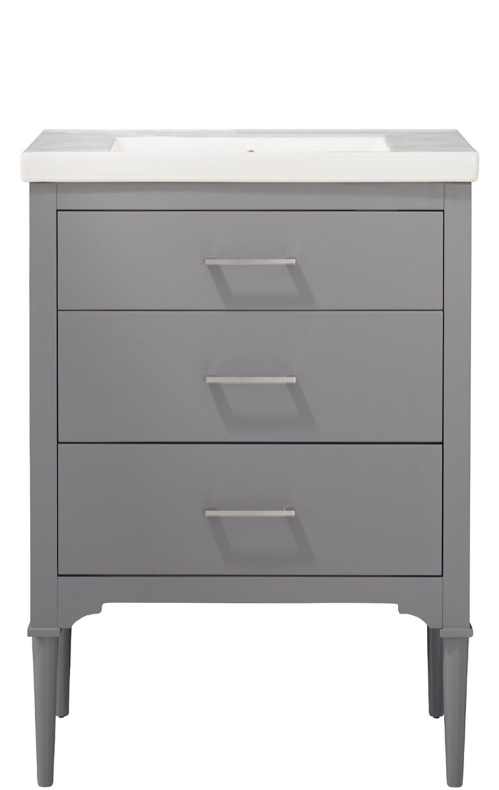 Mason 24" Single Sink Vanity In Gray