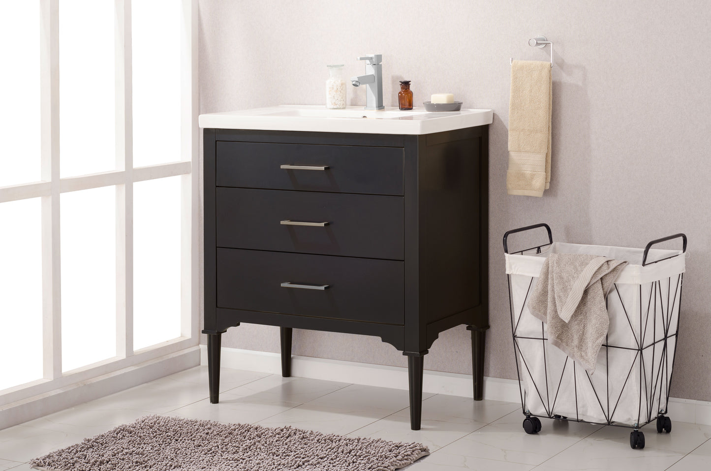 Mason 30" Single Sink Vanity In Espresso