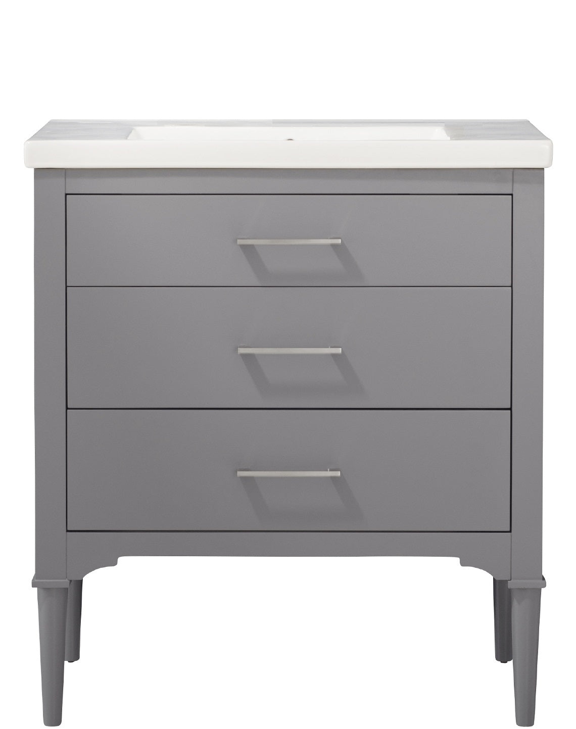 Mason 30" Single Sink Vanity In Gray