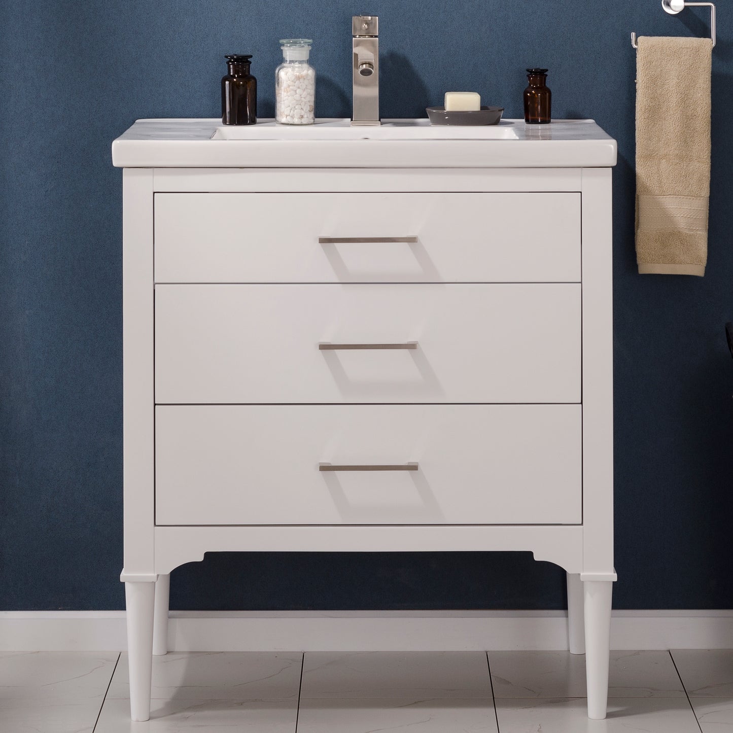 Mason 30" Single Sink Vanity In White