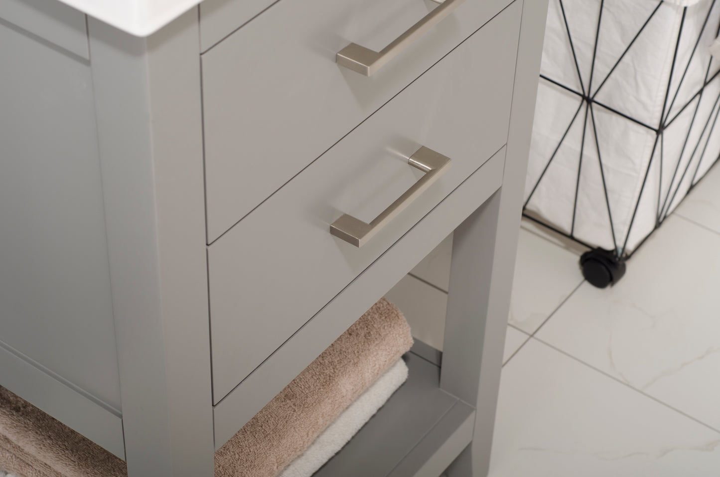 Cara 20" Single Sink Vanity In Gray