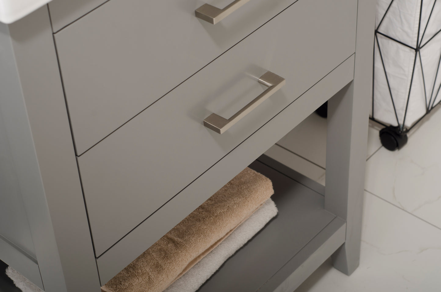 Cara 24" Single Sink Vanity In Gray