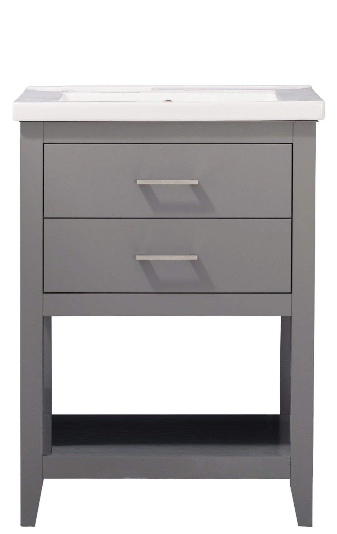 Cara 24" Single Sink Vanity In Gray