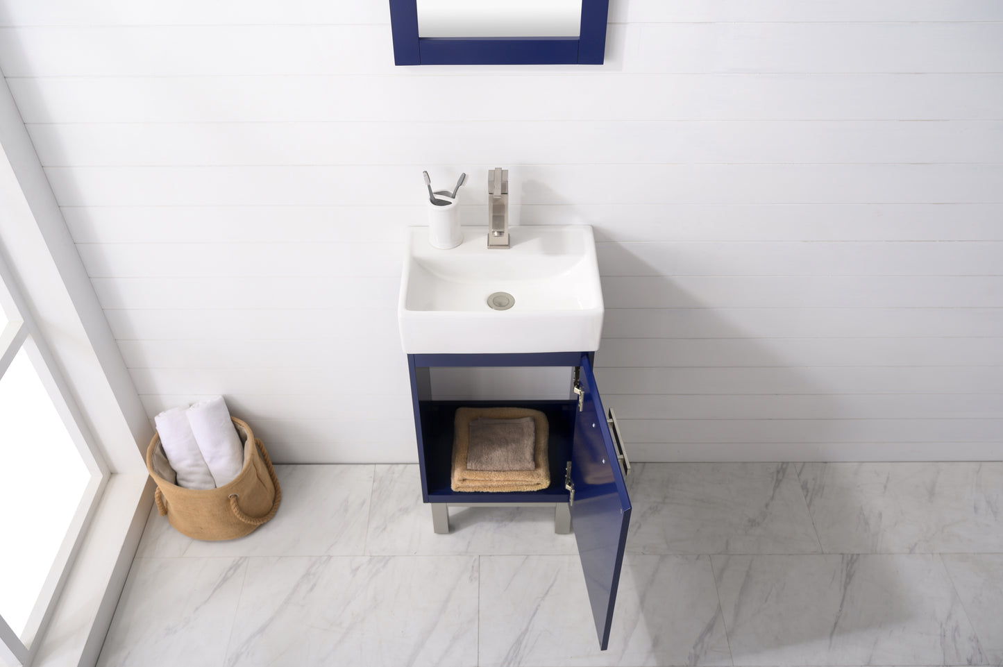 Stella 16.5" Single Sink Vanity In Blue