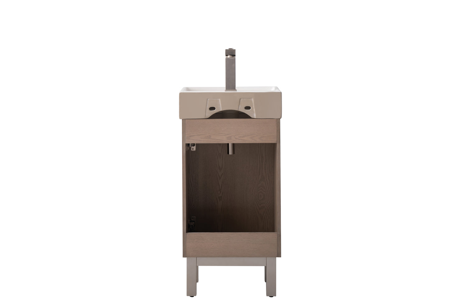 Stella 16.5" Single Sink Vanity In Oak