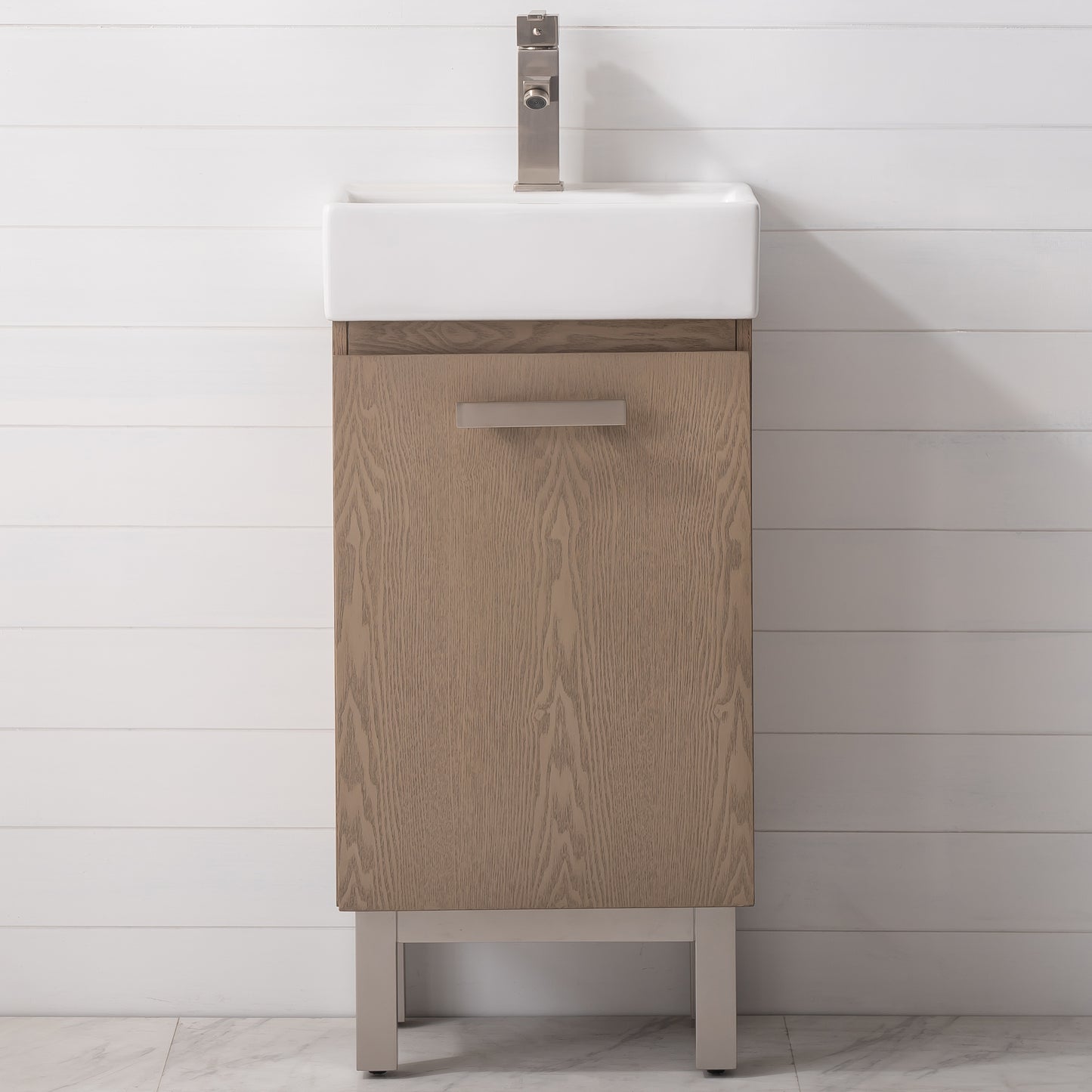 Stella 16.5" Single Sink Vanity In Oak