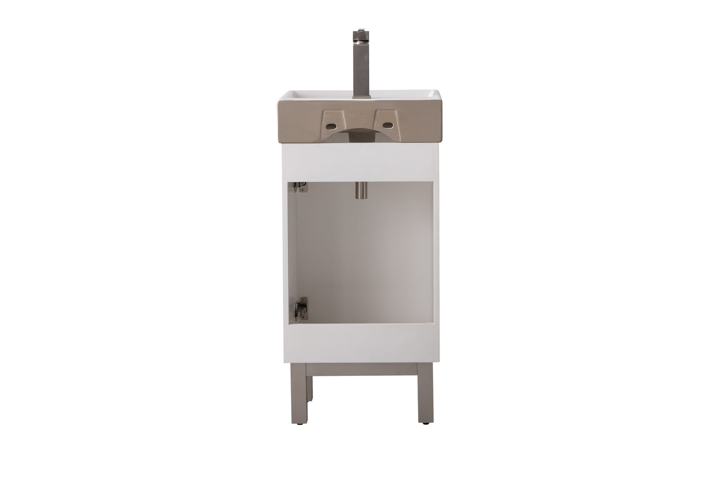 Stella 16.5" Single Sink Vanity In White