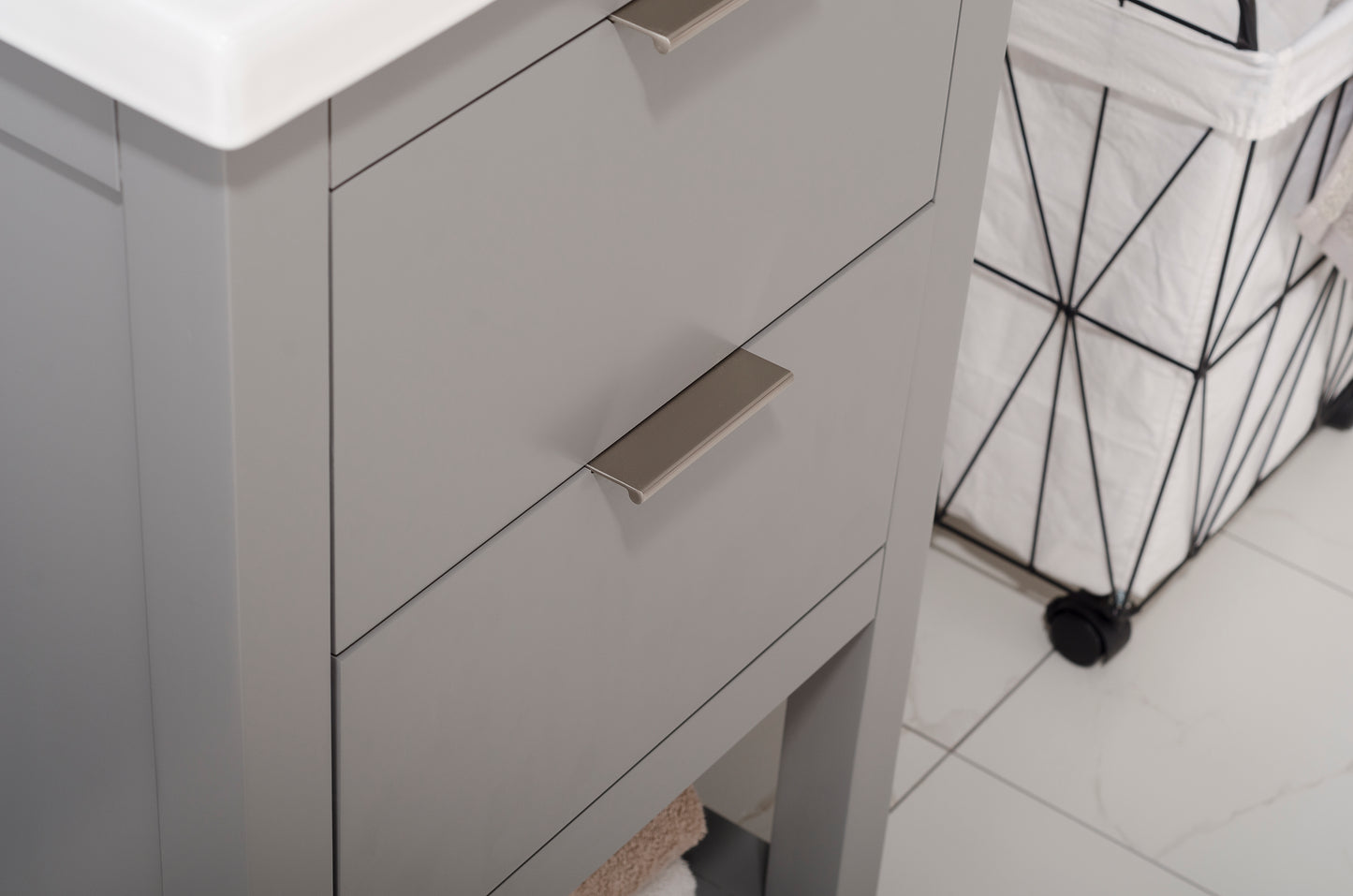 Klein 20" Single Sink Vanity In Gray