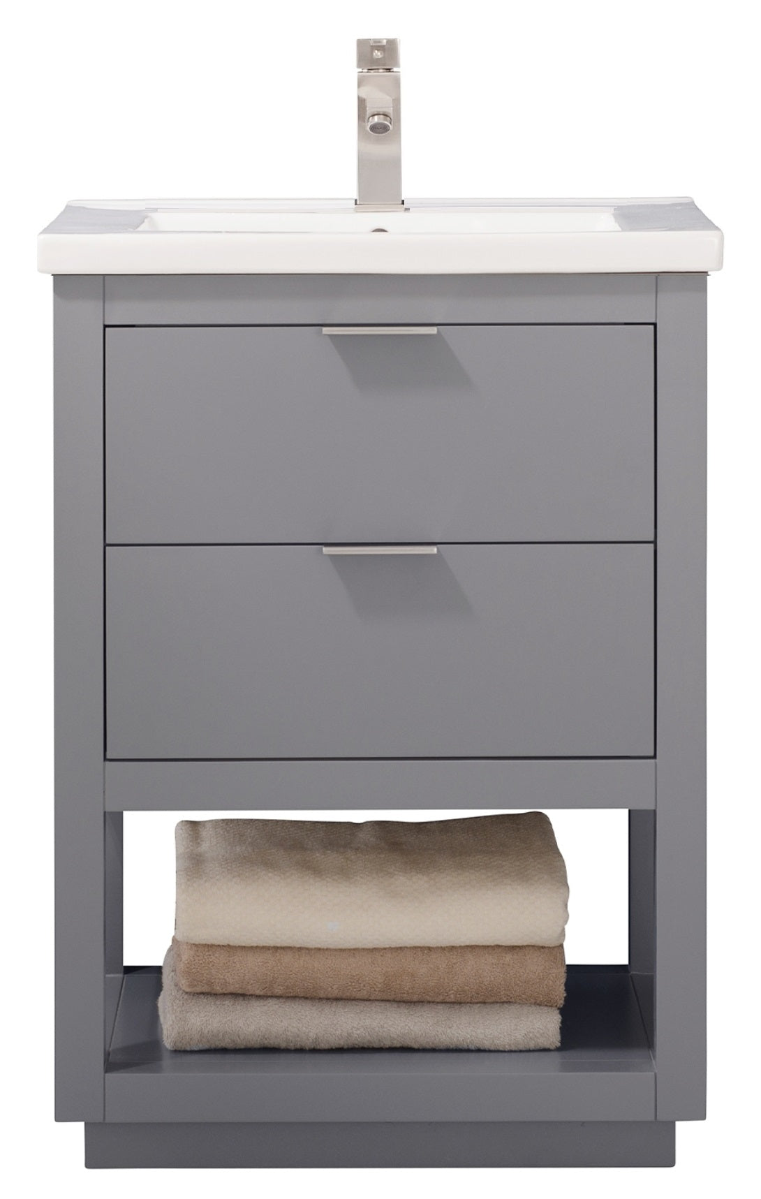 Klein 24" Single Sink Vanity In Gray