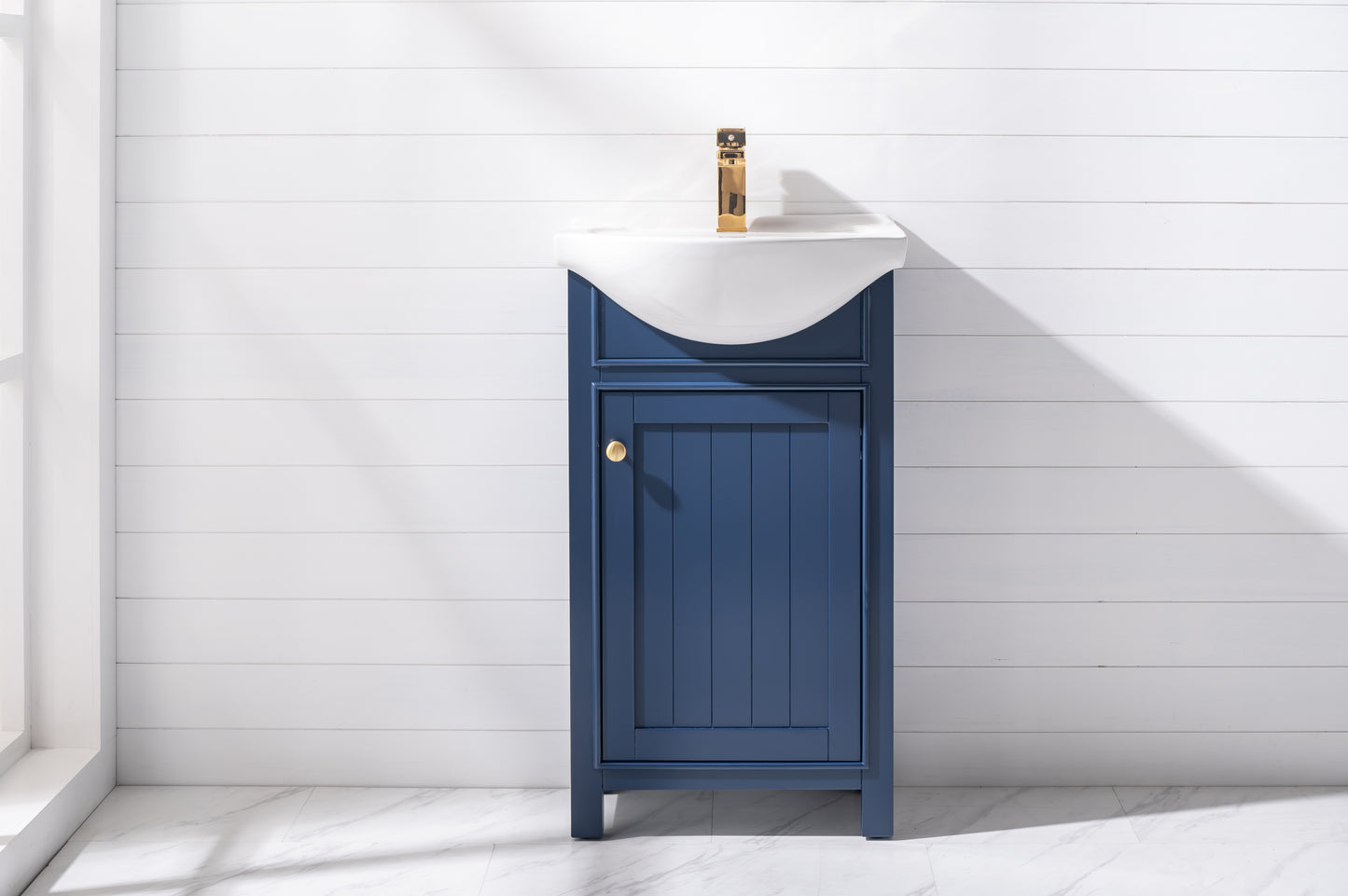 Marian 20" Single Sink Vanity In Blue