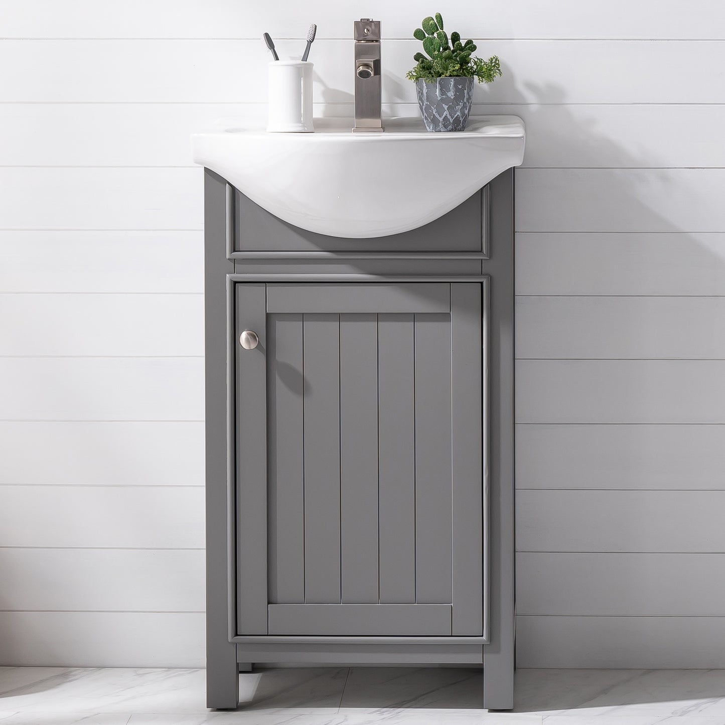 Marian 20" Single Sink Vanity In Gray