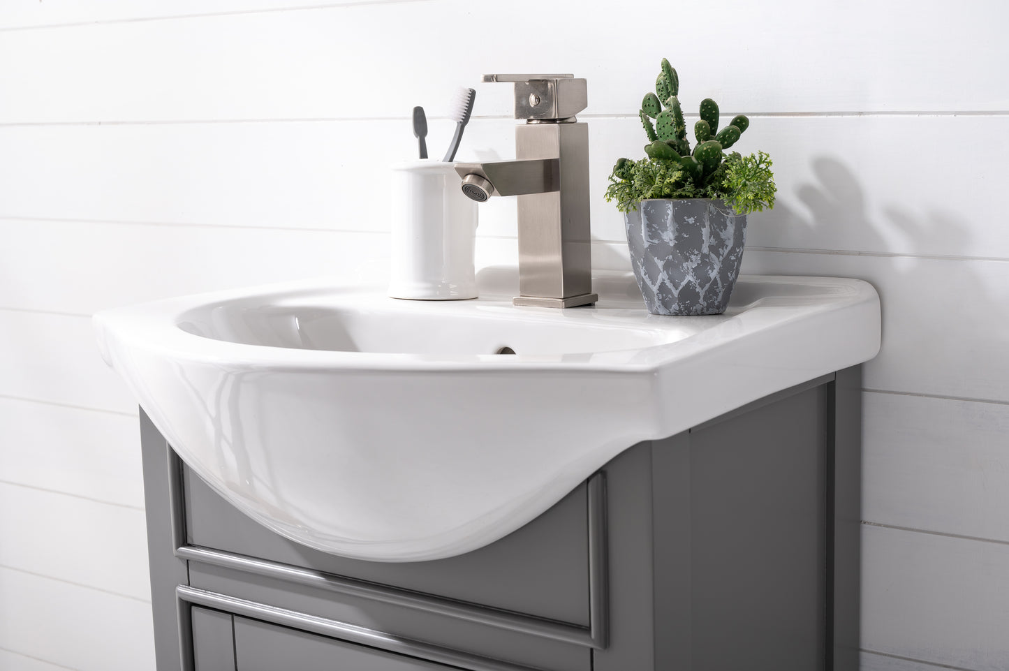 Marian 20" Single Sink Vanity In Gray