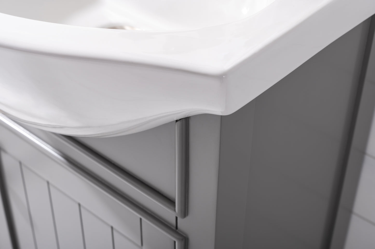 Marian 20" Single Sink Vanity In Gray