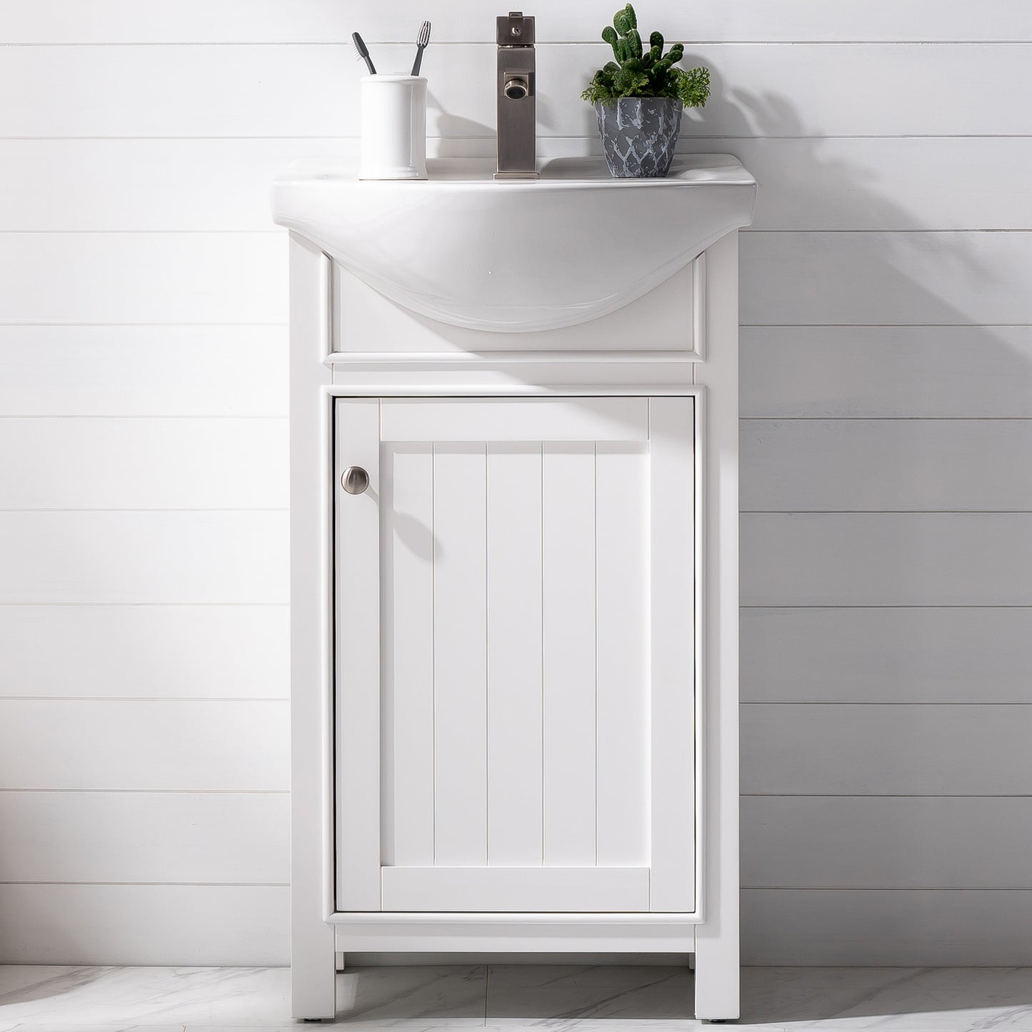 Marian 20" Single Sink Vanity In White