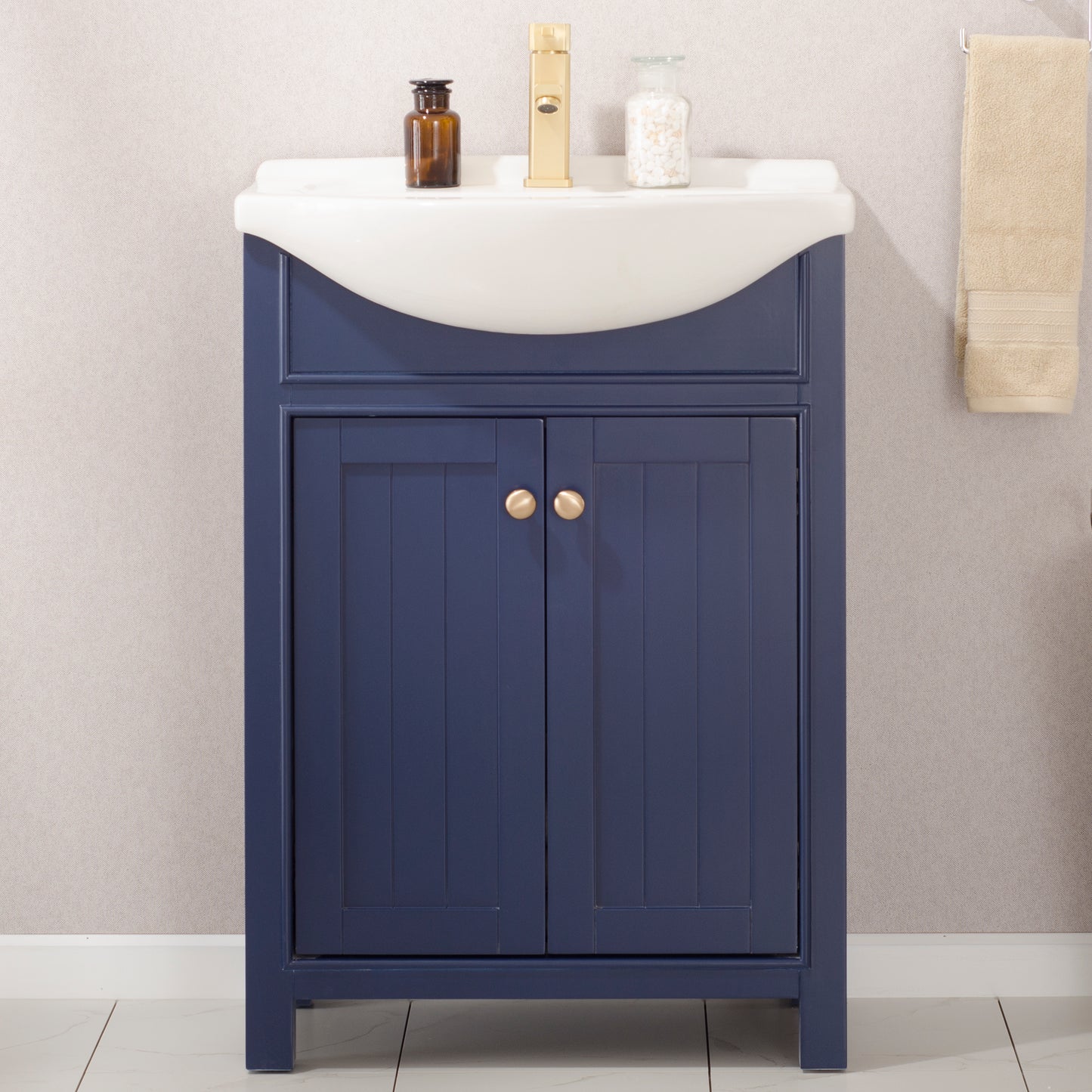 Marian 24" Single Sink Vanity In Blue