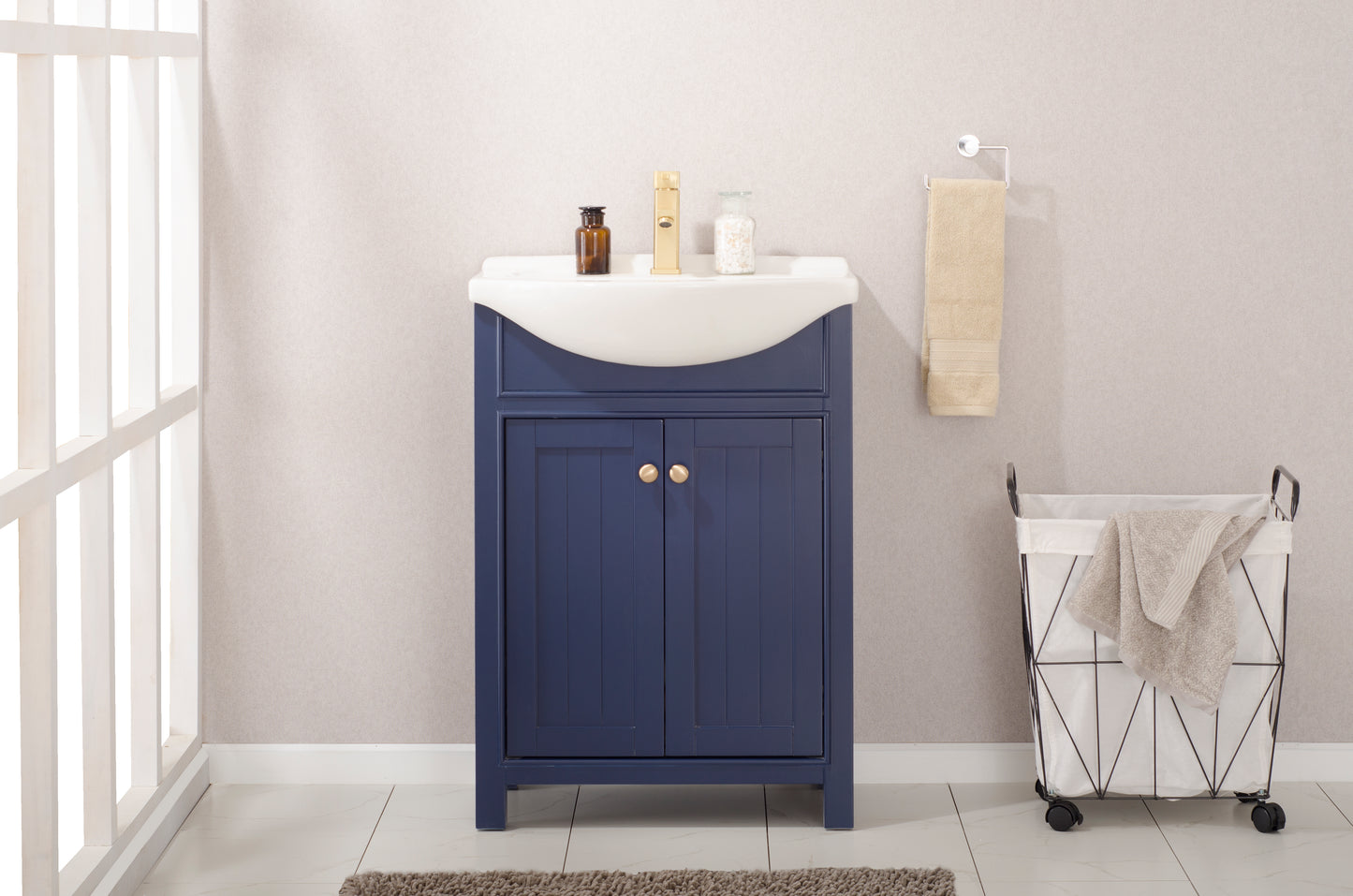 Marian 24" Single Sink Vanity In Blue