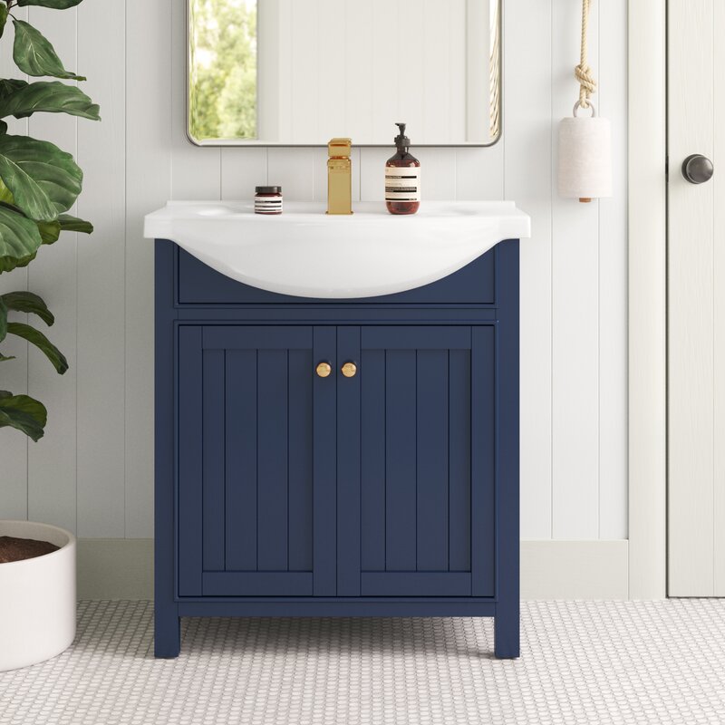 Marian 30" Single Sink Vanity In Blue