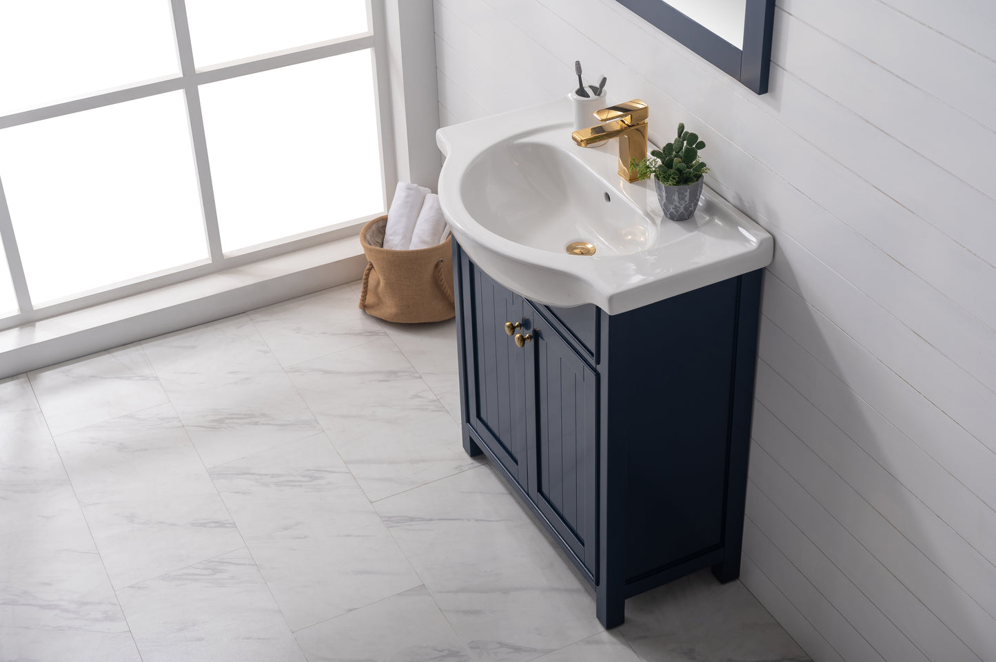 Marian 30" Single Sink Vanity In Blue