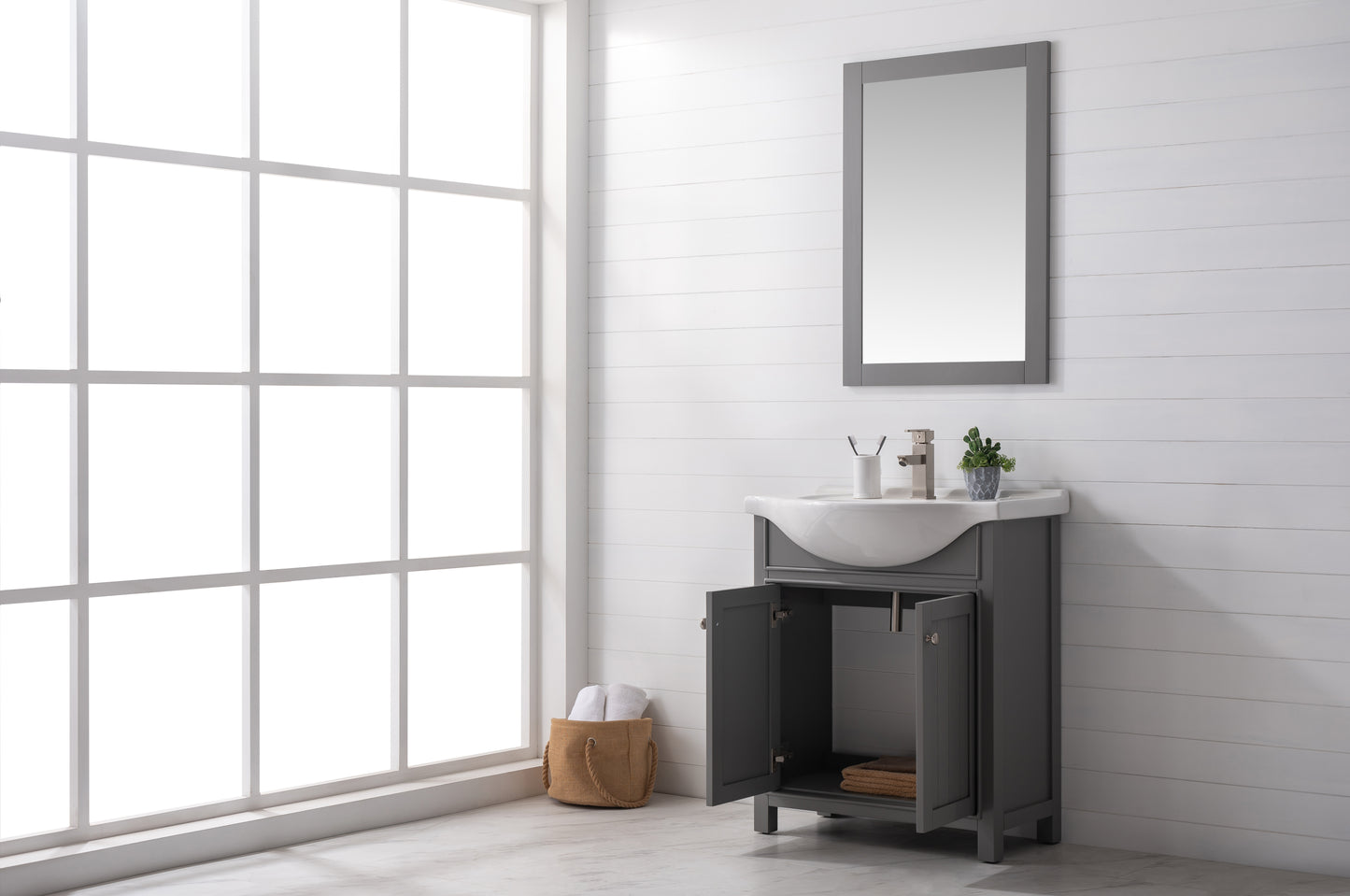 Marian 30" Single Sink Vanity In Gray