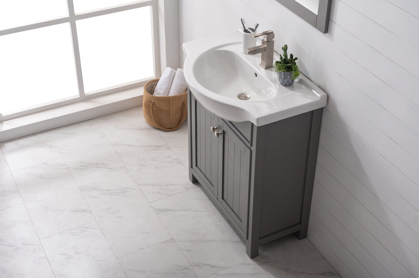 Marian 30" Single Sink Vanity In Gray