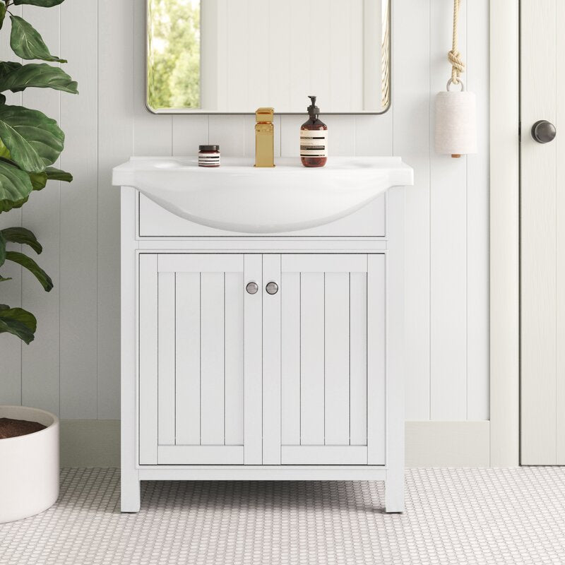 Marian 30" Single Sink Vanity In White
