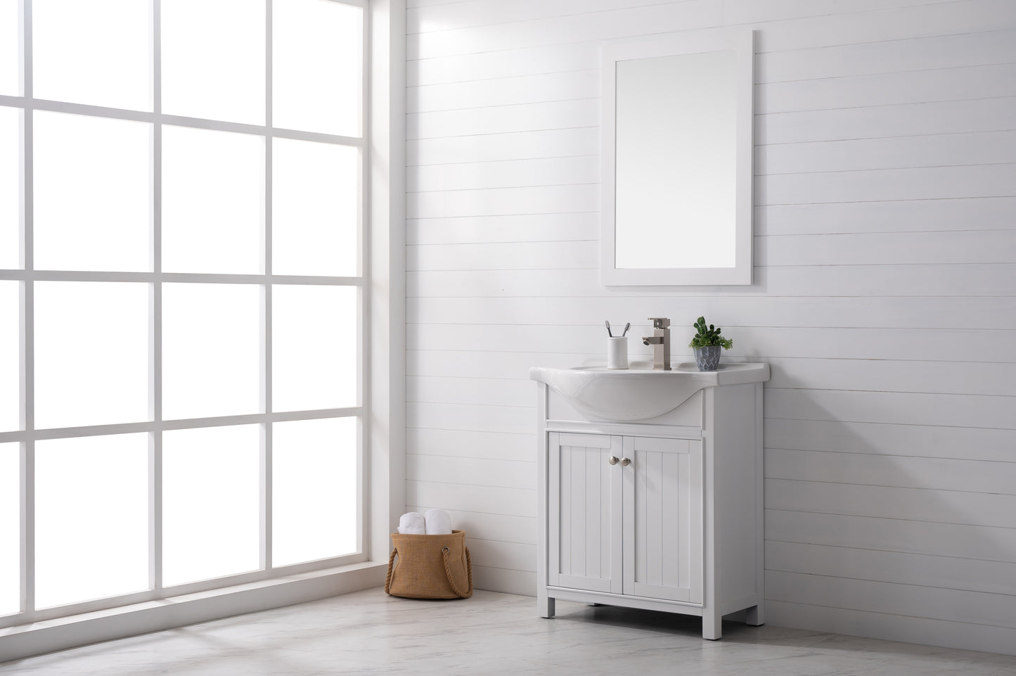 Marian 30" Single Sink Vanity In White