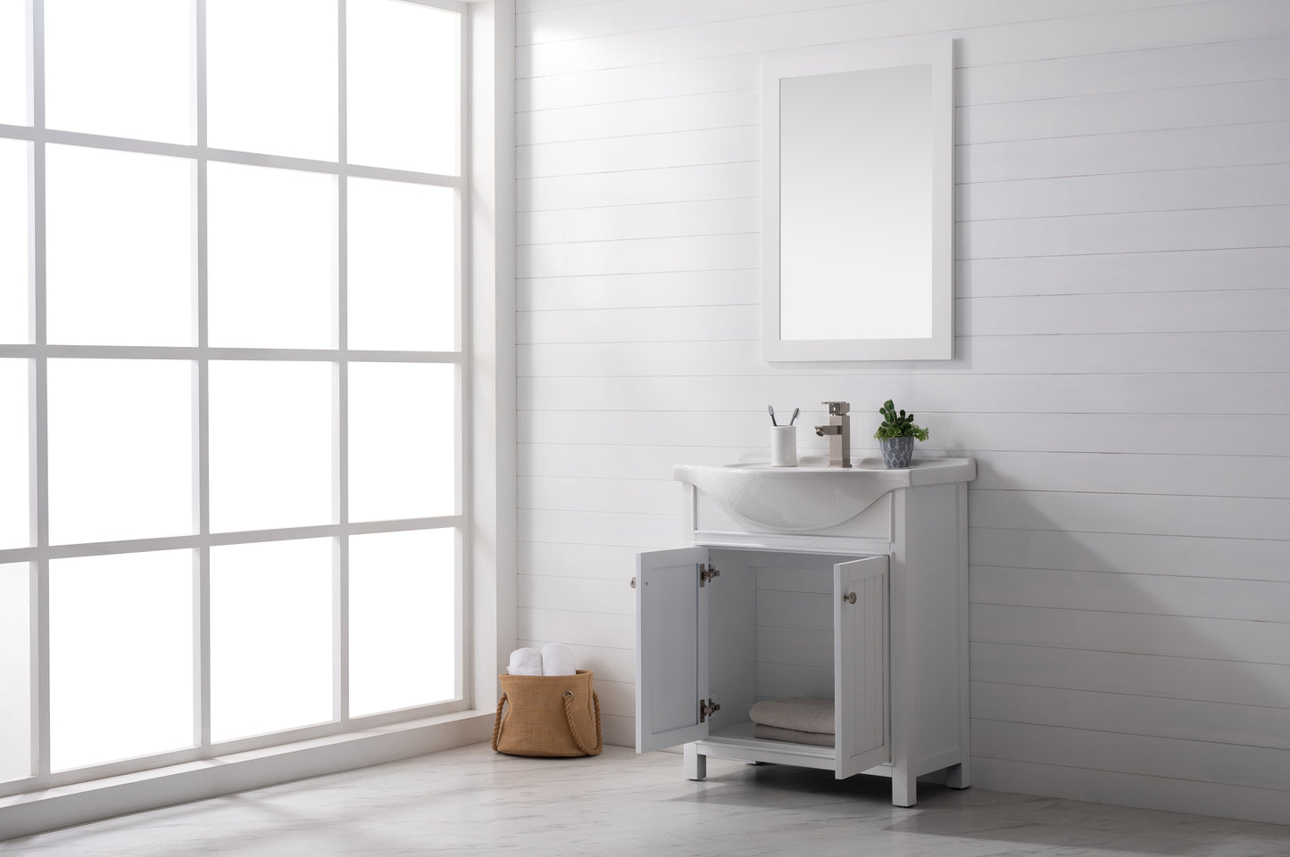 Marian 30" Single Sink Vanity In White
