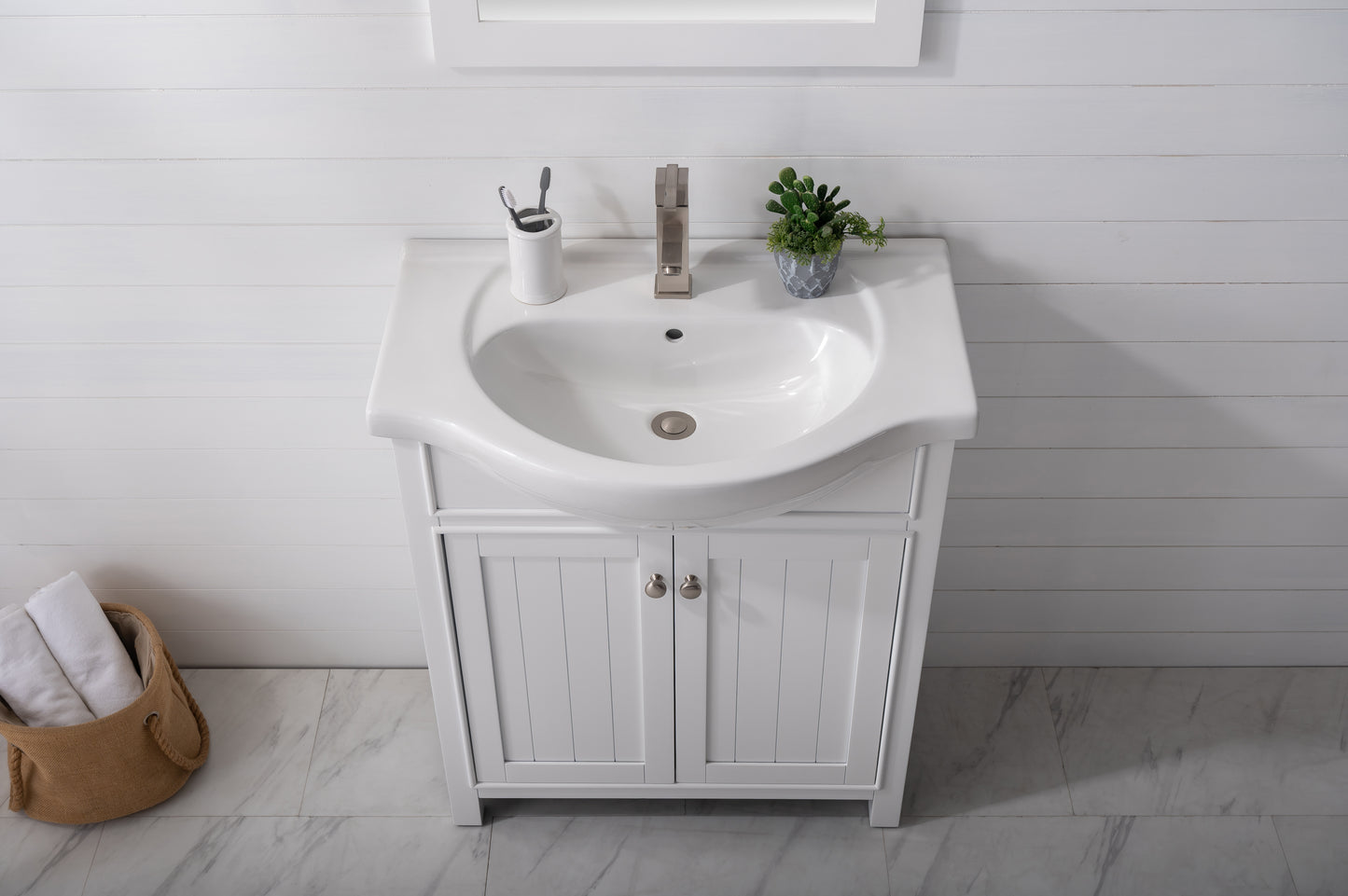 Marian 30" Single Sink Vanity In White