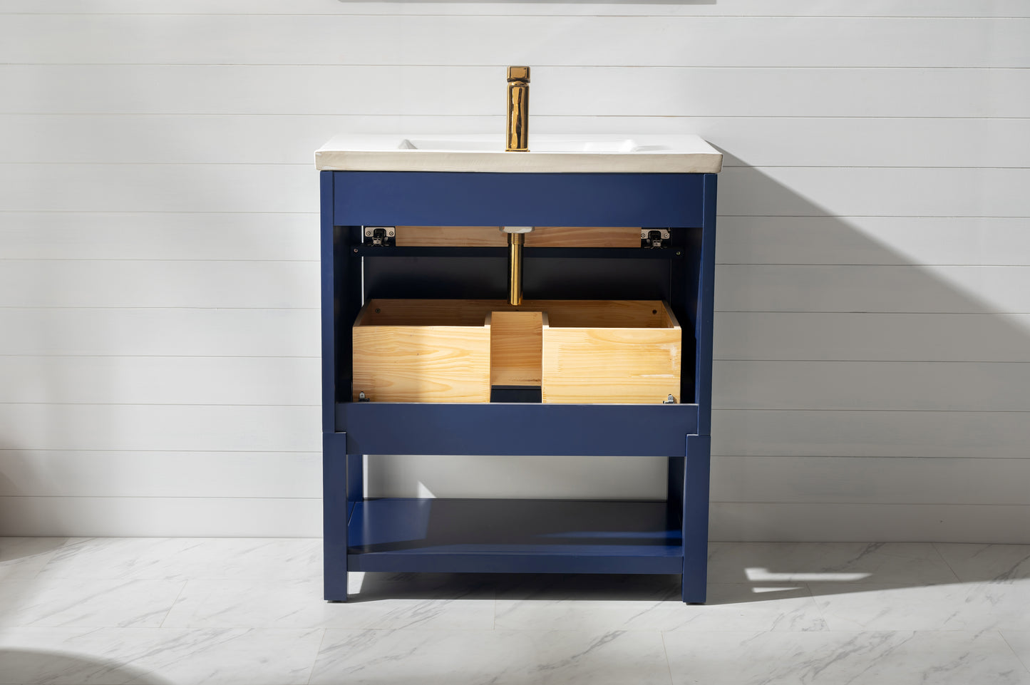 Logan 30" Single Sink Vanity In Blue
