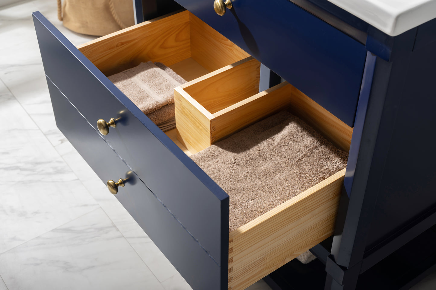 Logan 30" Single Sink Vanity In Blue