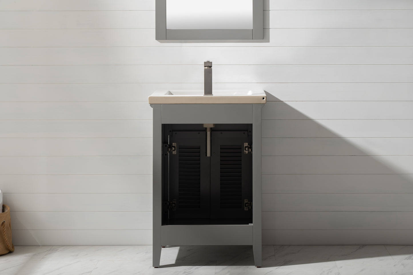 Cameron 24" Single Sink Vanity In Gray