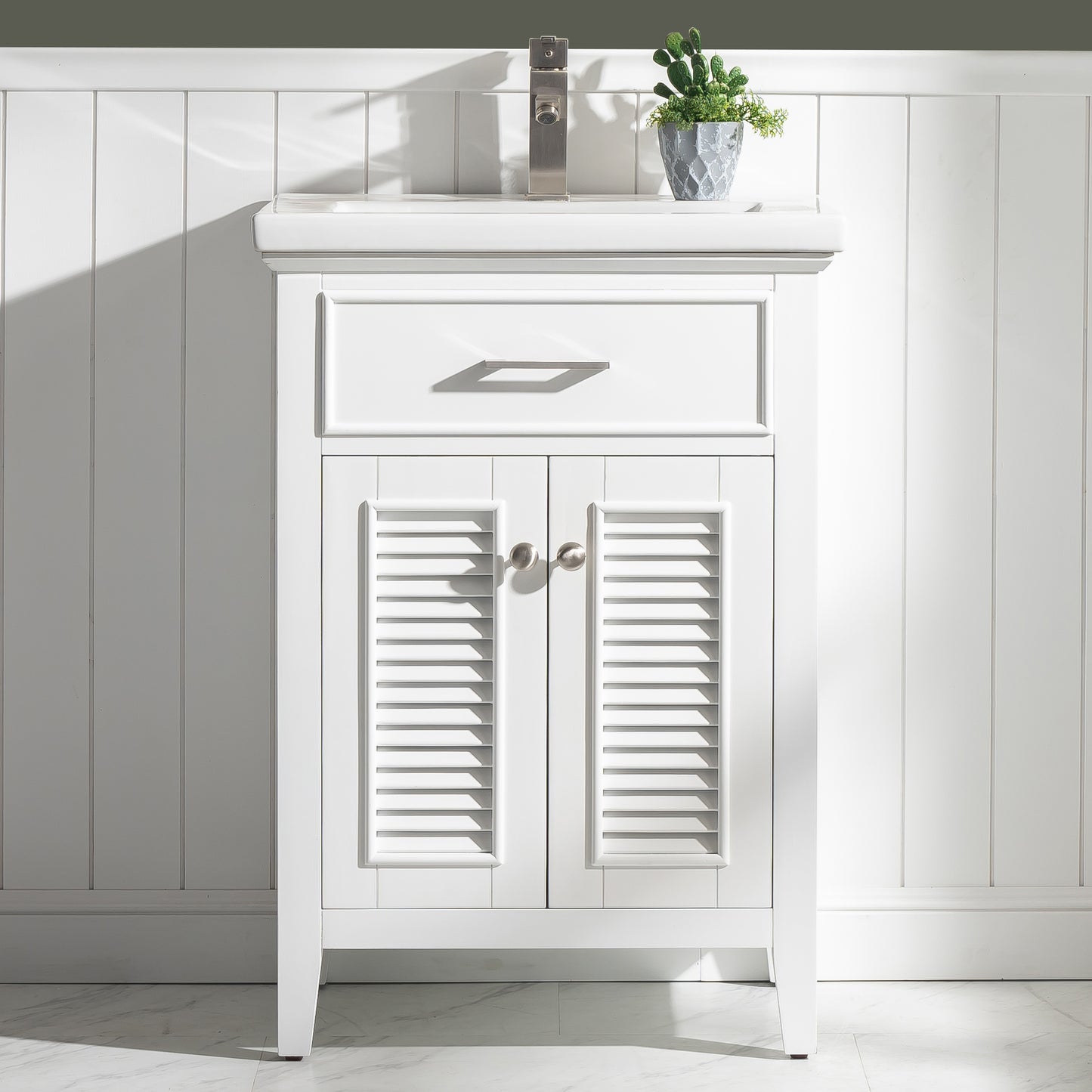Cameron 24" Single Sink Vanity In White