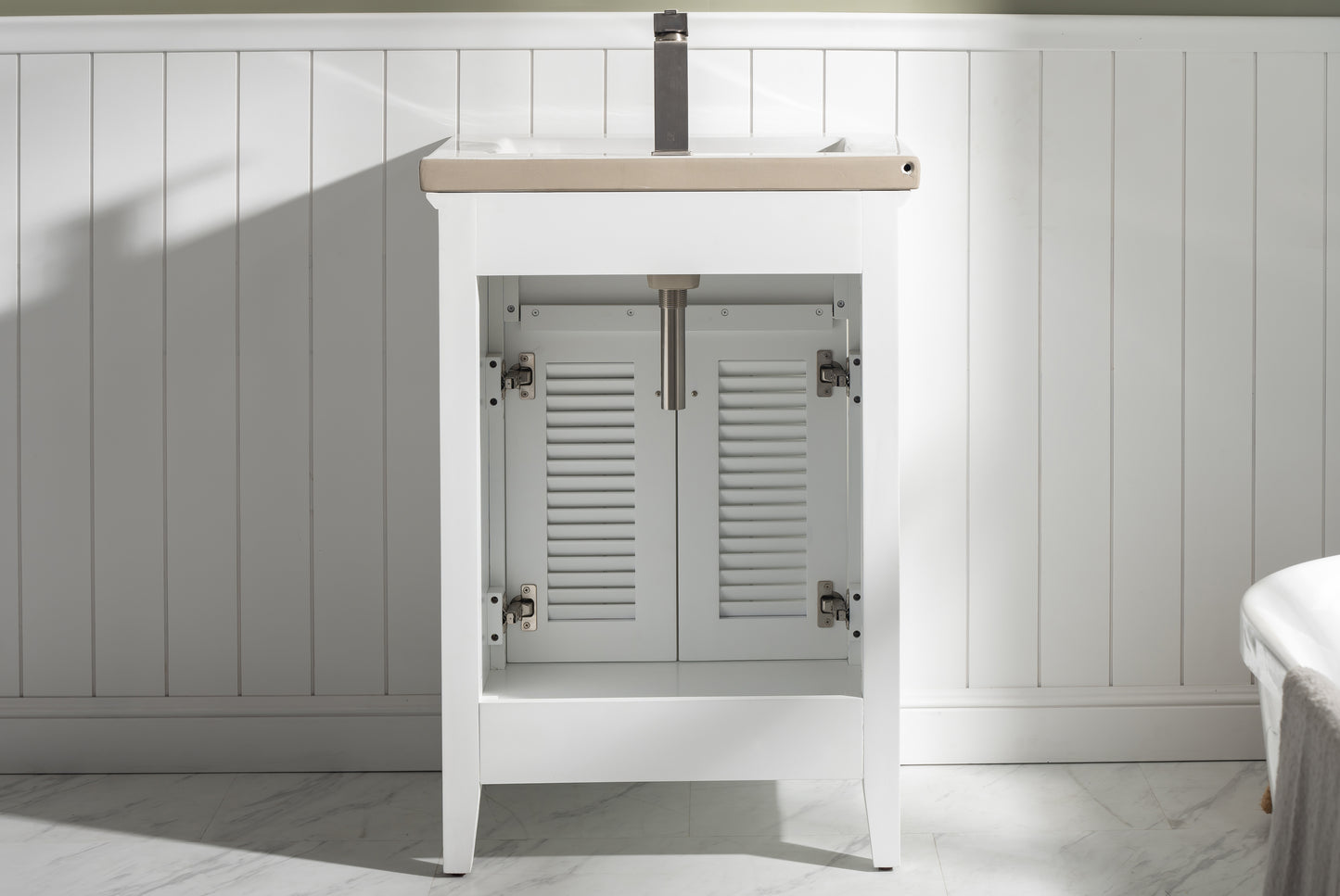 Cameron 24" Single Sink Vanity In White