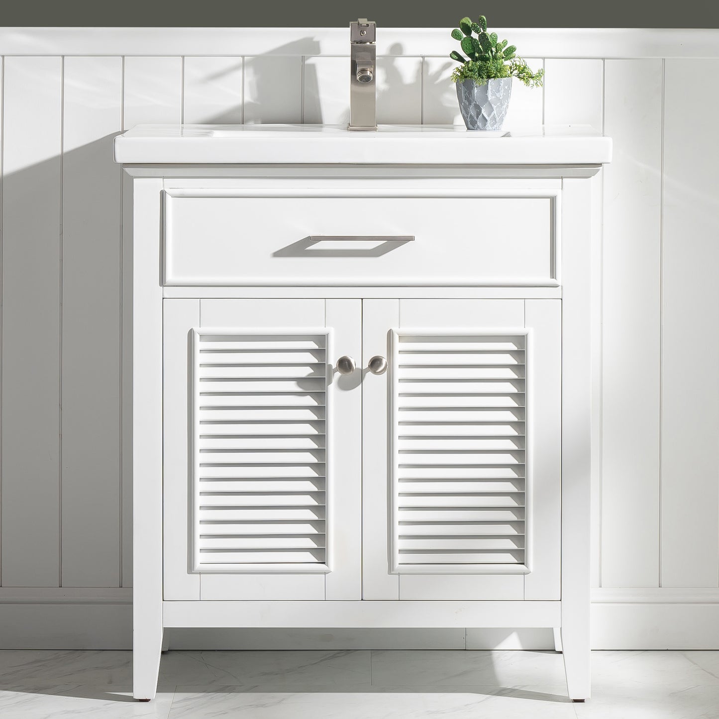 Cameron 30" Single Sink Vanity In White