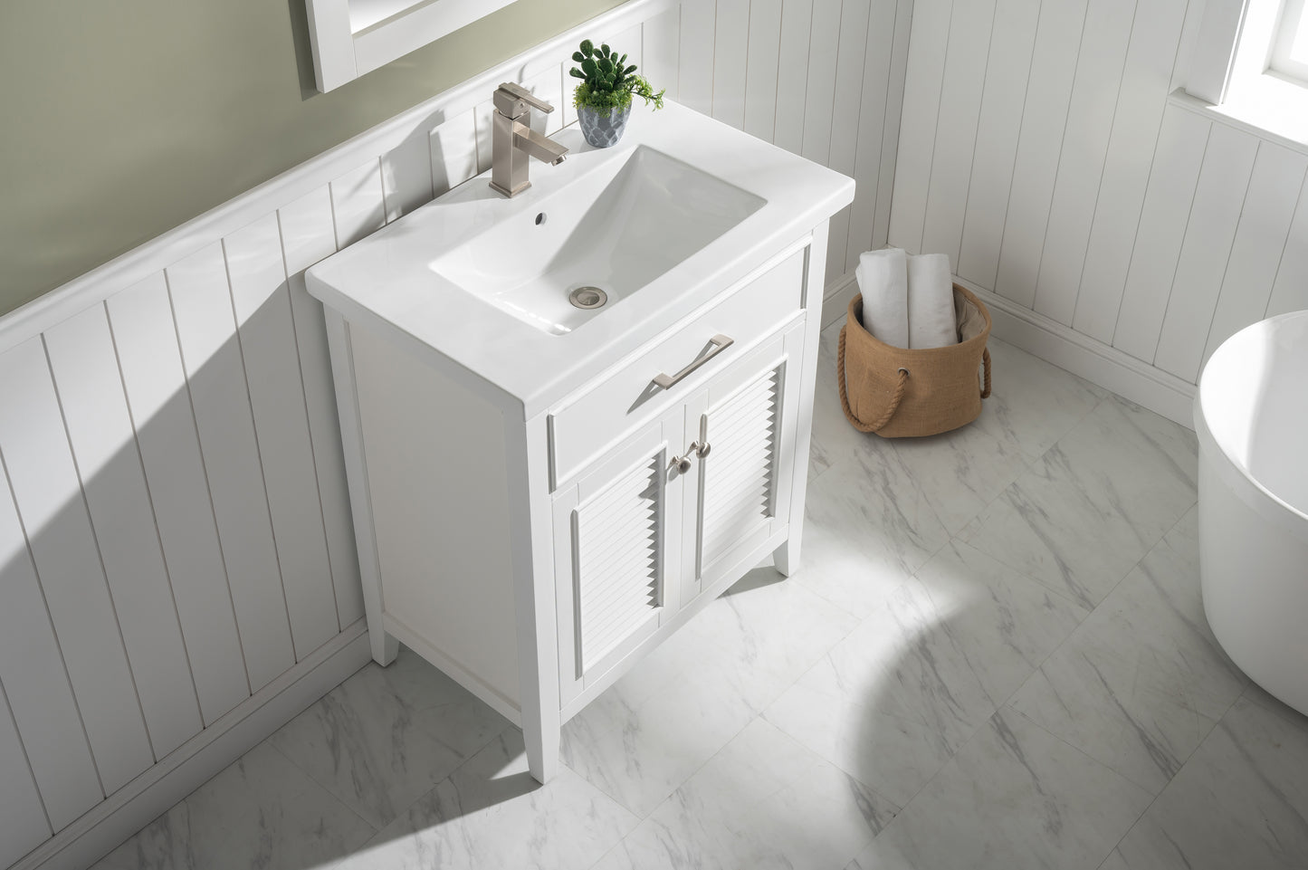 Cameron 30" Single Sink Vanity In White