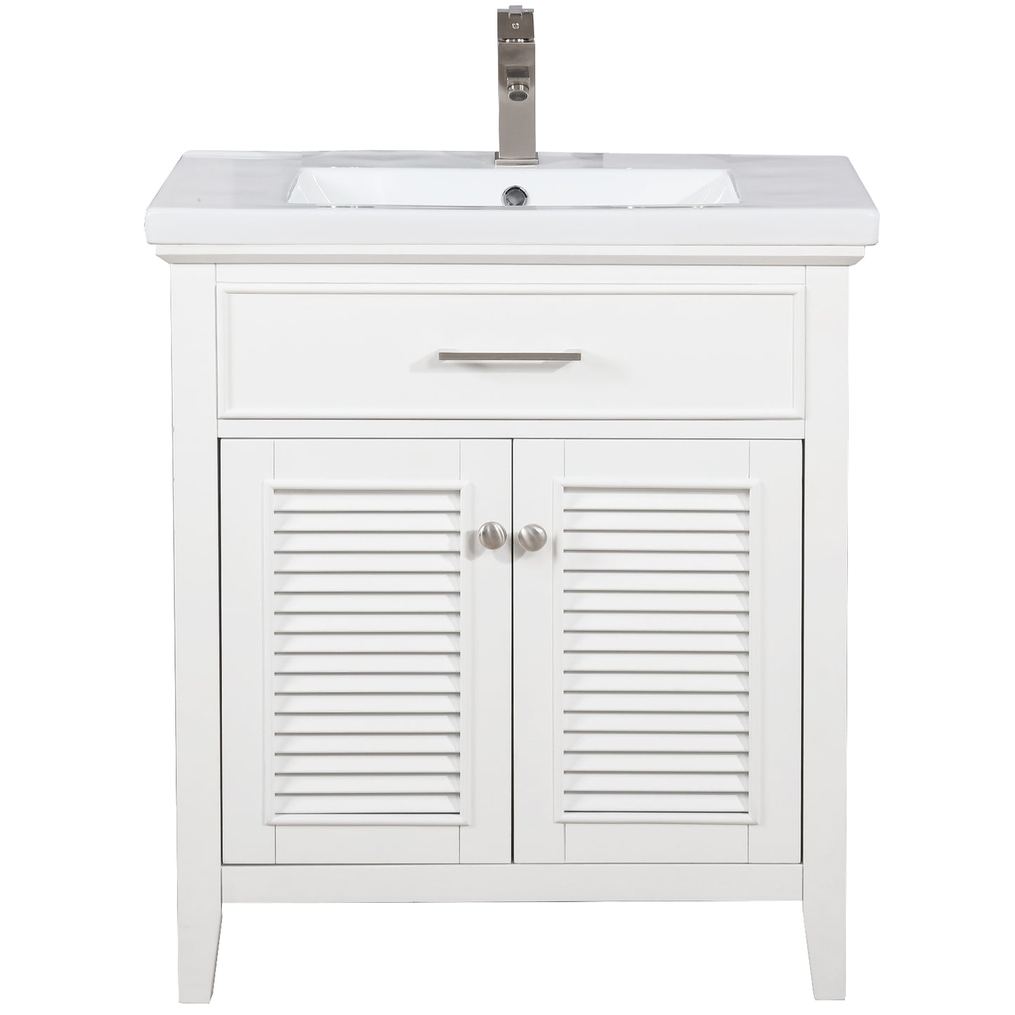 Cameron 30" Single Sink Vanity In White