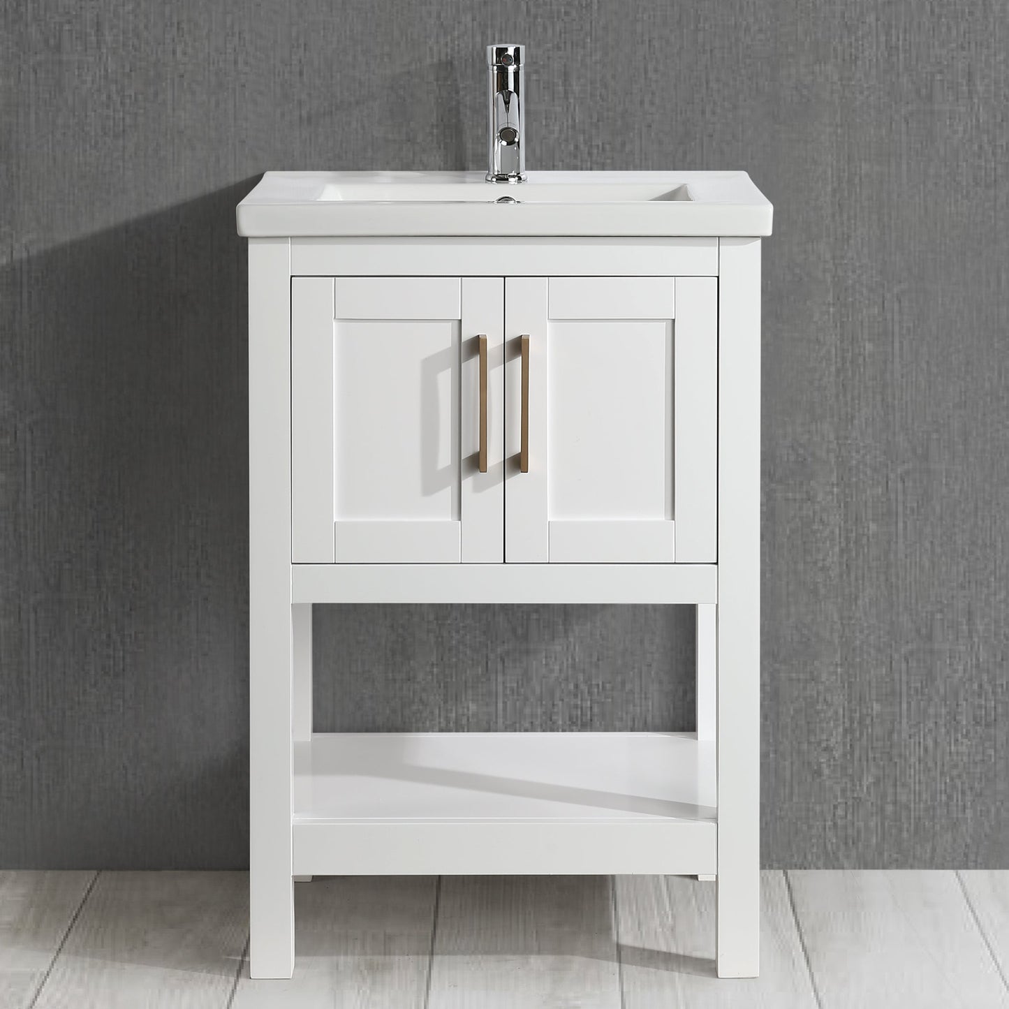 Alissa 24" Single Sink Vanity in White