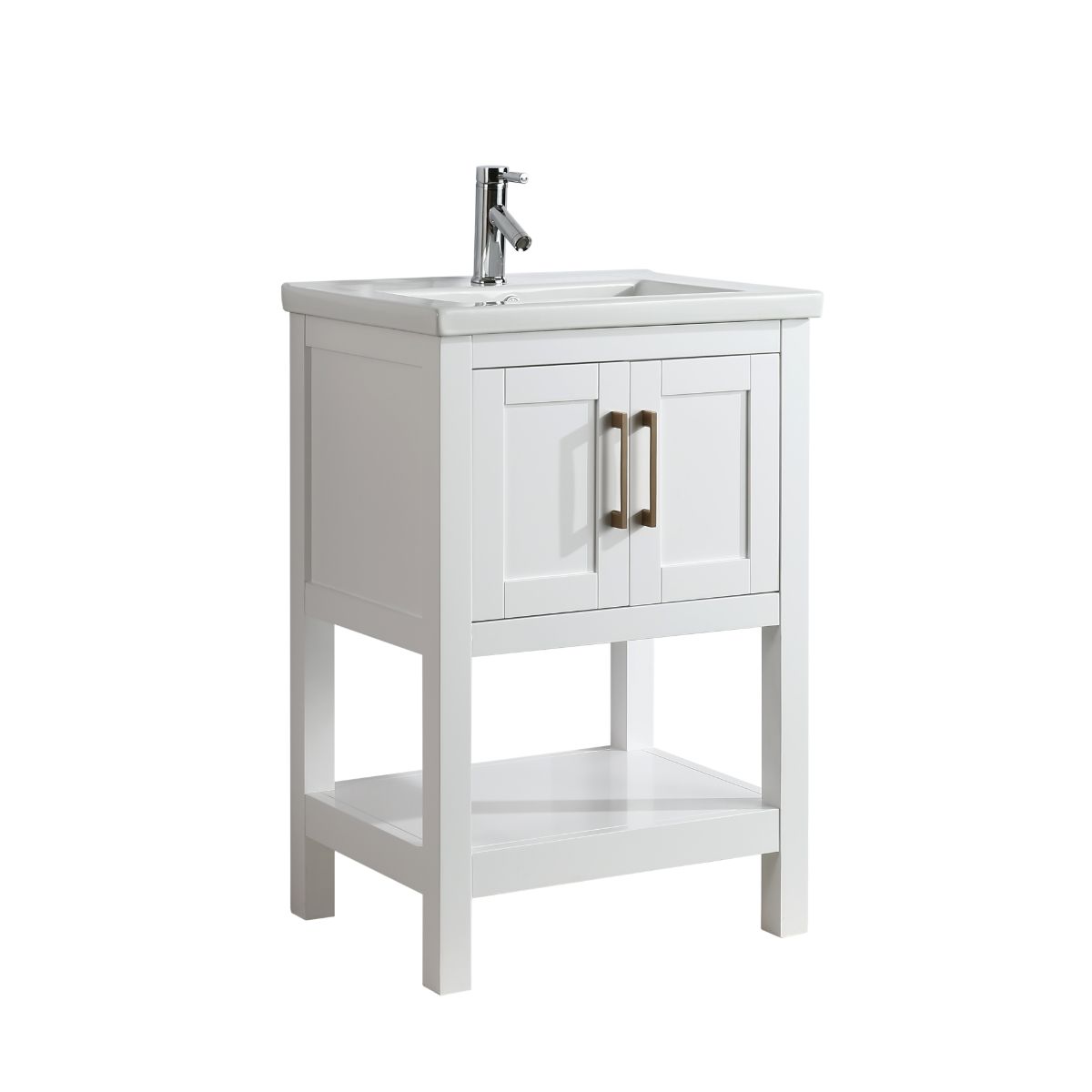 Alissa 24" Single Sink Vanity in White
