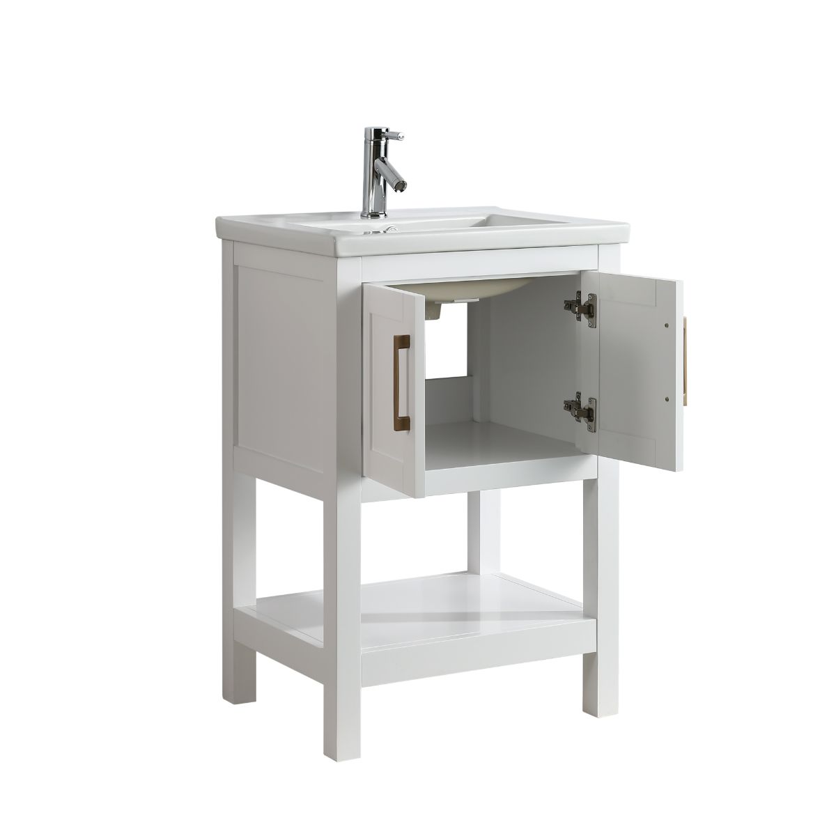 Alissa 24" Single Sink Vanity in White