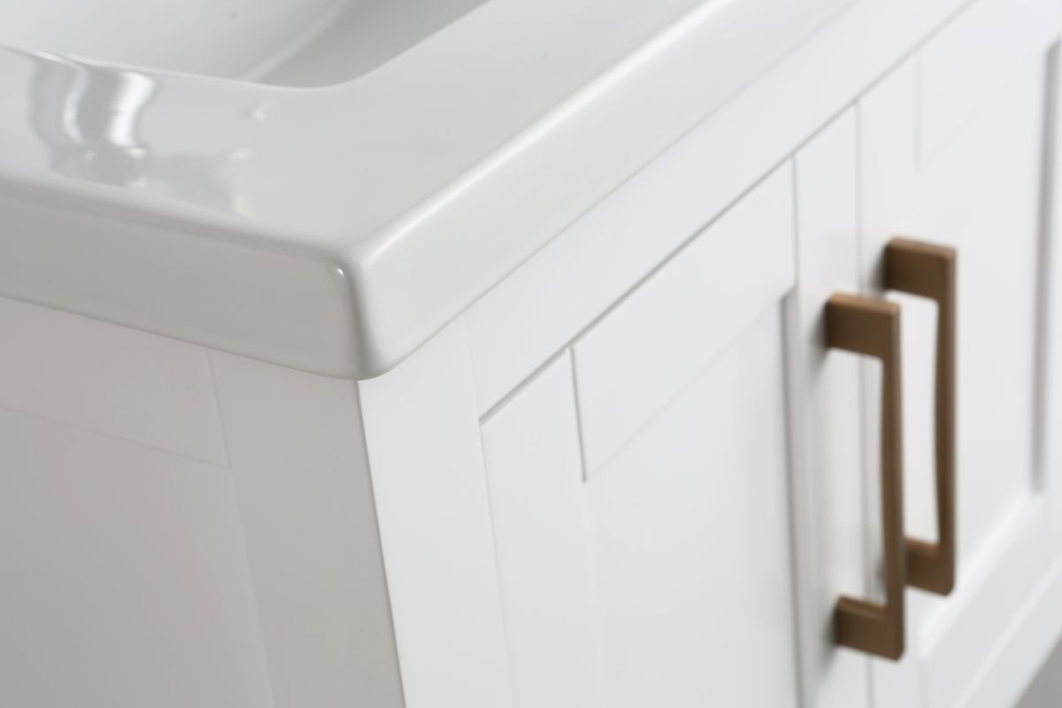 Alissa 24" Single Sink Vanity in White