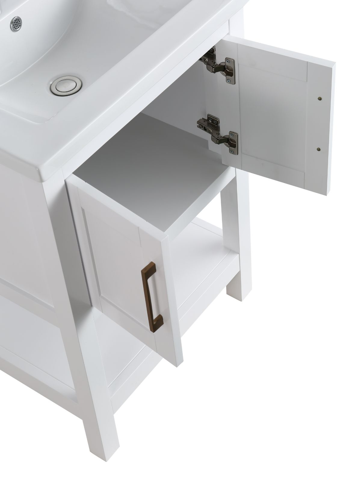 Alissa 24" Single Sink Vanity in White