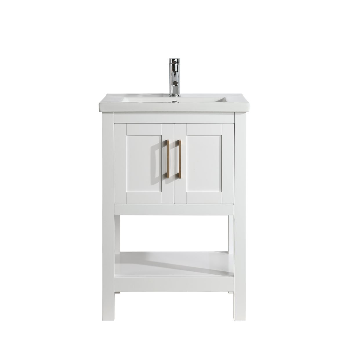 Alissa 24" Single Sink Vanity in White