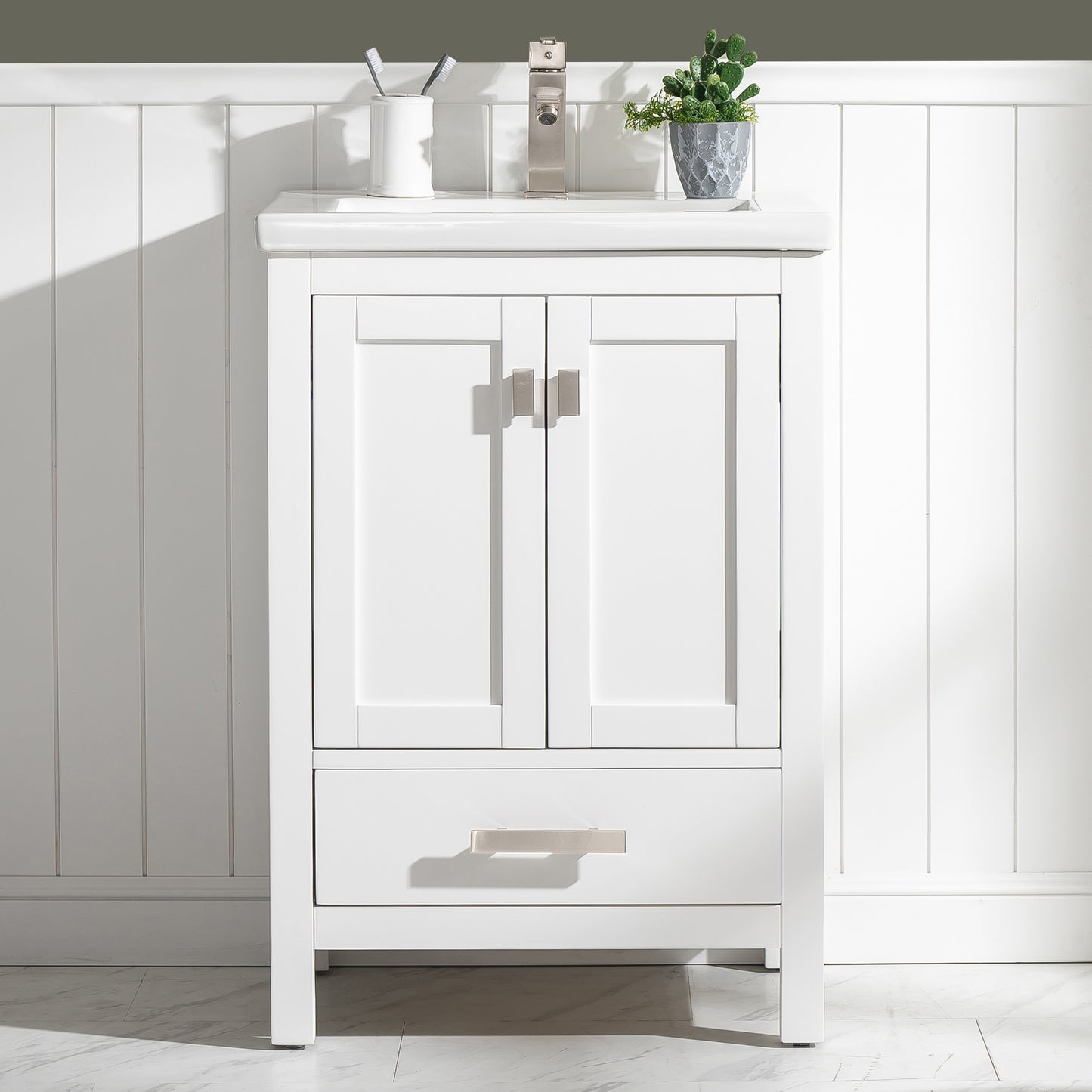 Valentino 24" Single Vanity in White