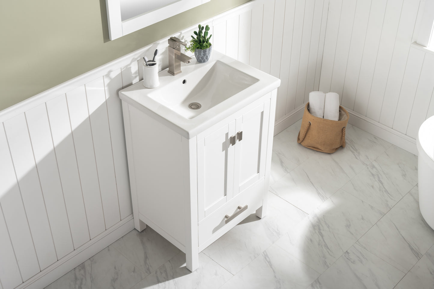 Valentino 24" Single Vanity in White