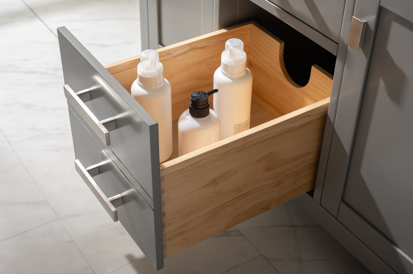 Valentino 42" Single Vanity in Gray