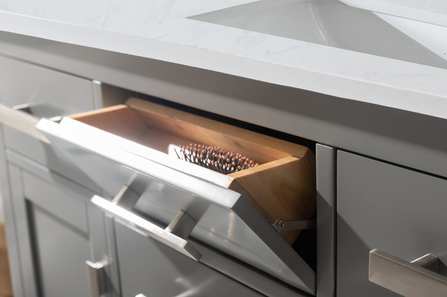 Valentino 42" Single Vanity in Gray