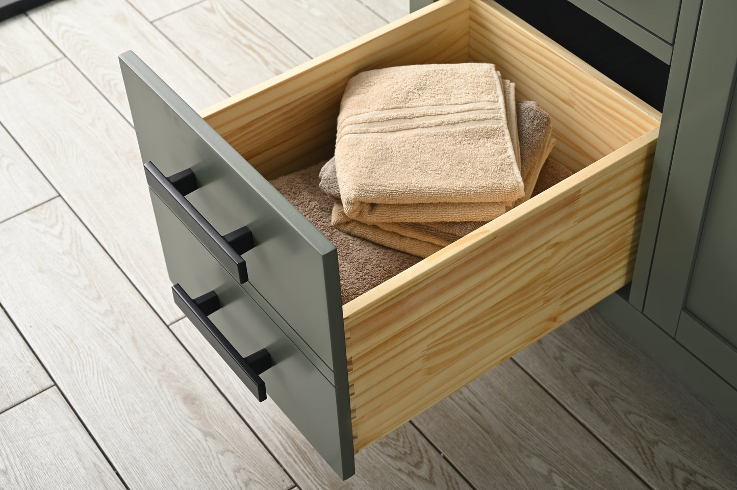 Valentino 54" Single Vanity in Verdant Green